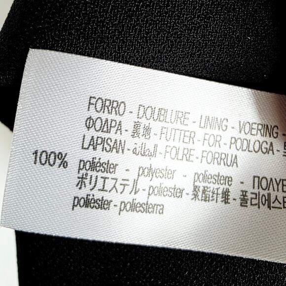 Zara ZW Collection Black Short Sleeve Round Neck A Line Mini Dress Size Large - Picture 4 of 6